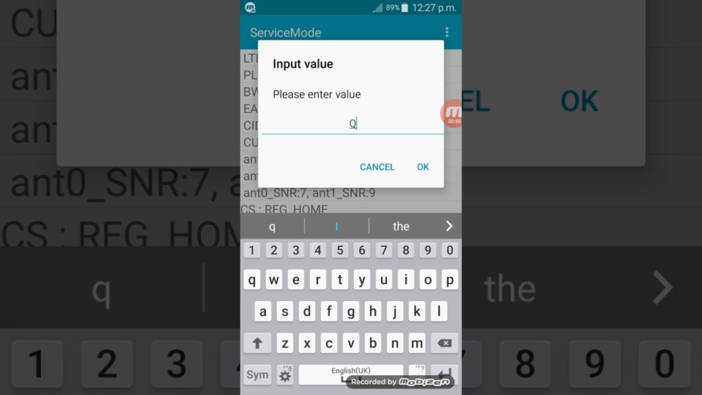 Kode jaringan 4g samsung
