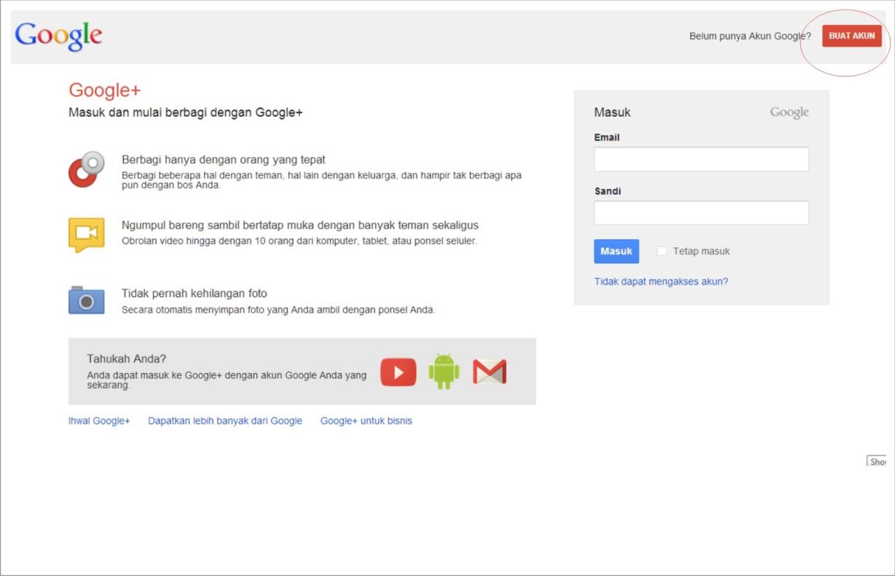Cara Buat Akun Google Panduan Lengkap 14 Cara buat akun google