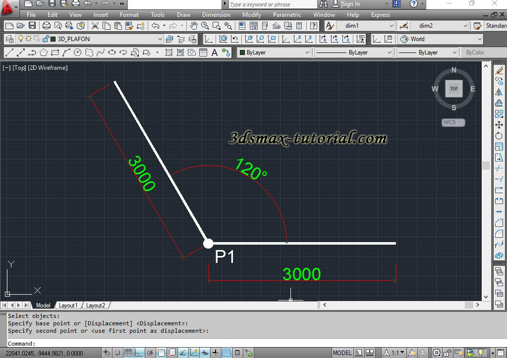 Autocad garis sudut menggabungkan Cara membuat sudut di autocad