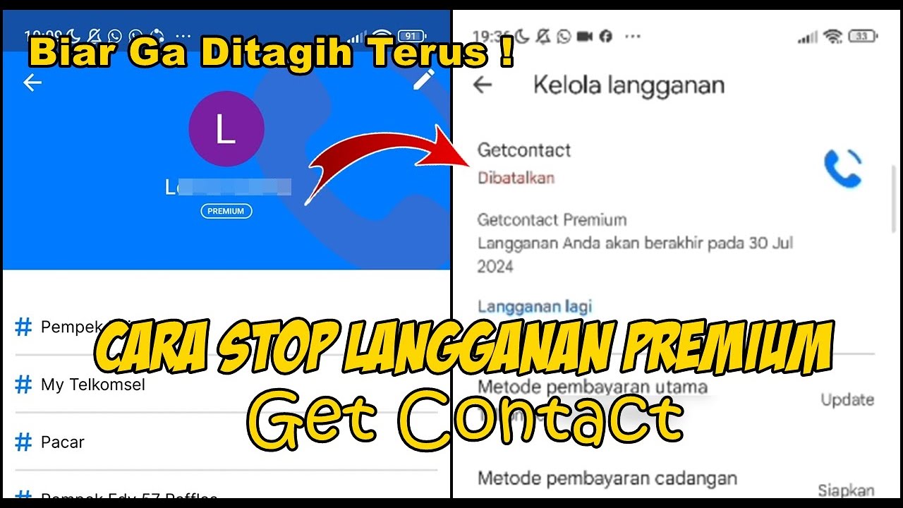 Cara Berhenti Langganan GetContact 13 Cara berhenti langganan getcontact