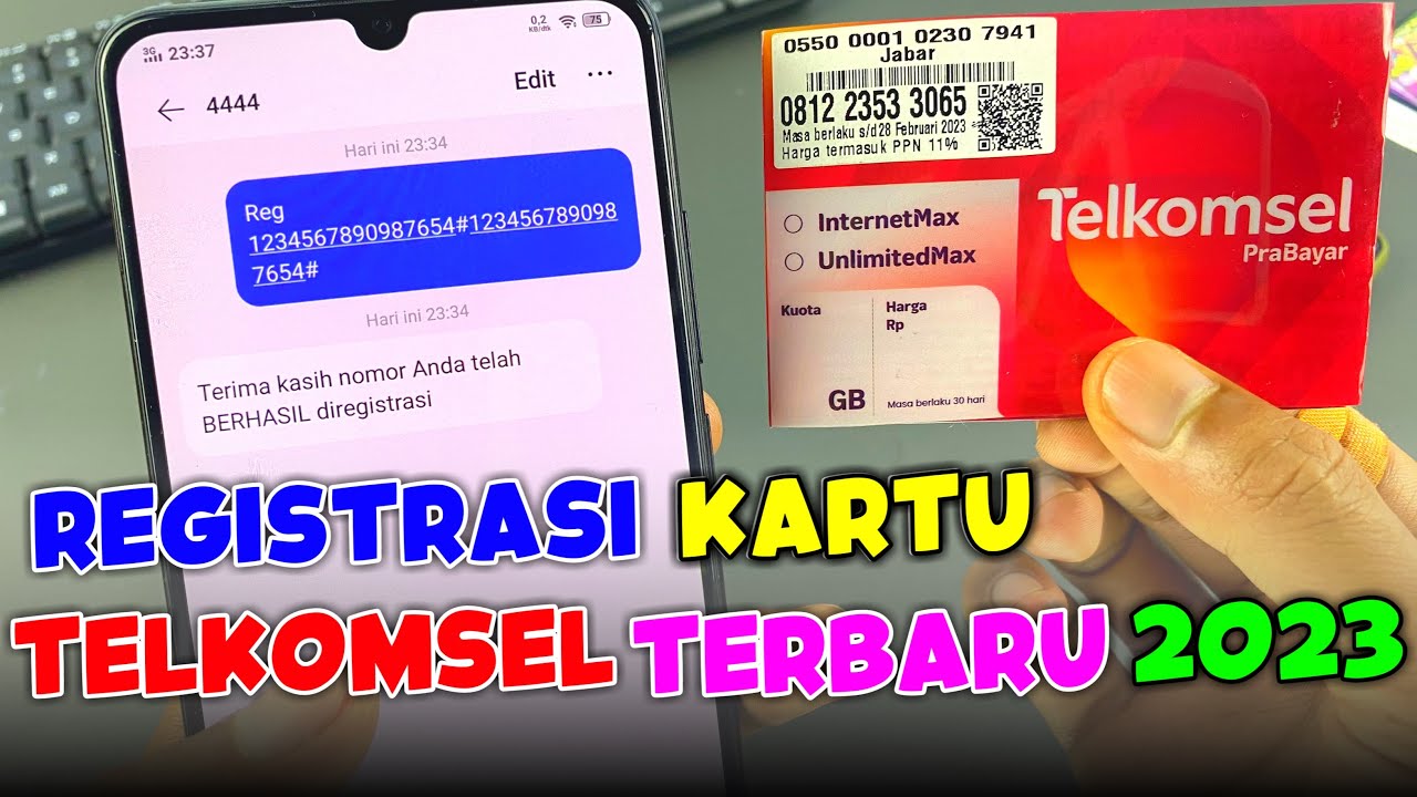 Telkomsel kartu registrasi Cara registrasi kartu telkomsel