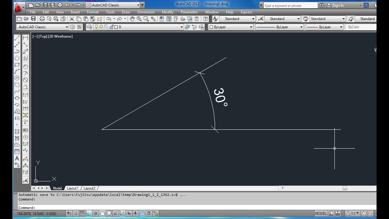 Menampilkan ukuran autocad sudut kemudian Menampilkan ukuran autocad sudut kemudian