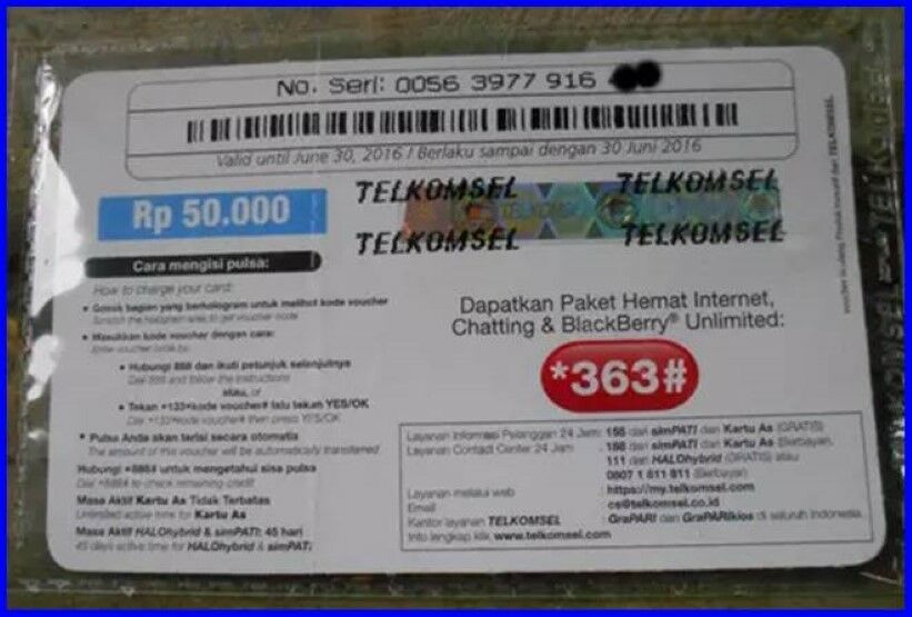 Cara isi voucher telkomsel